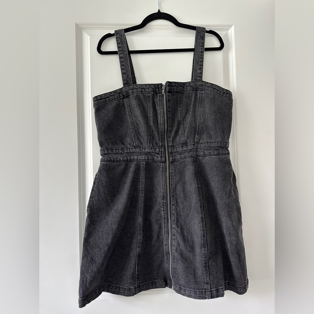 Wild Fable Black Denim Mini Dress